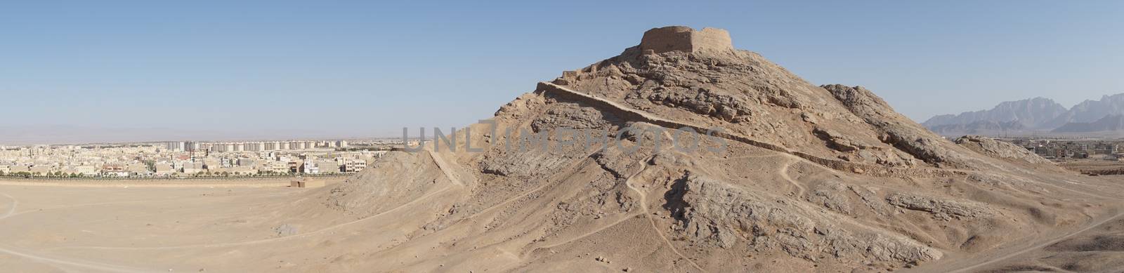 Tower of Silence close to Yazd, Iran, Asia