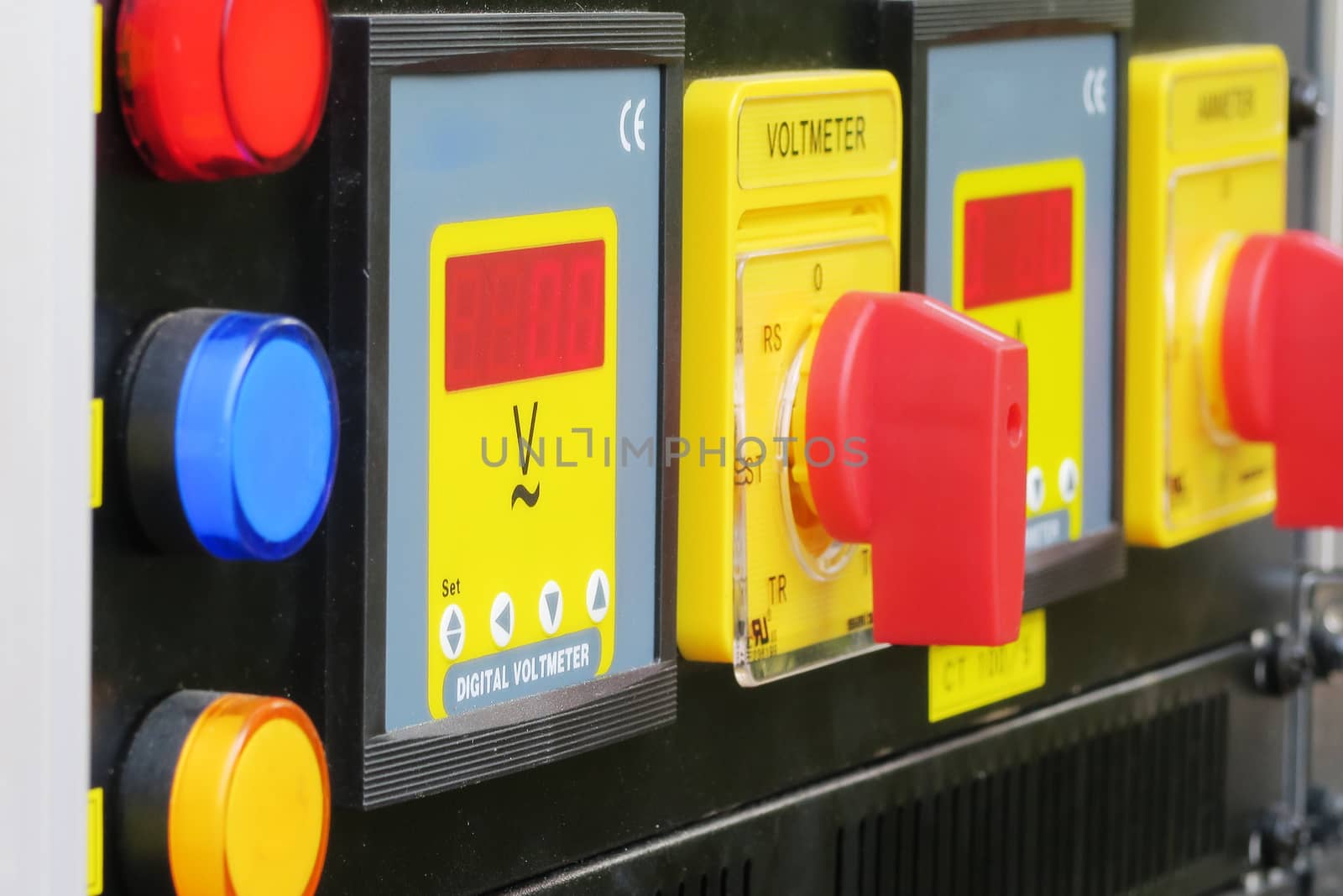 Technical control panel background