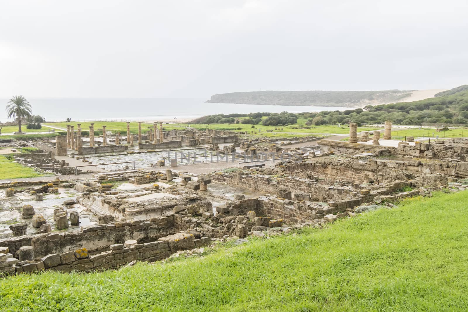 Ruins of a Roman city, Bolonia, Cadiz, Spain by max8xam