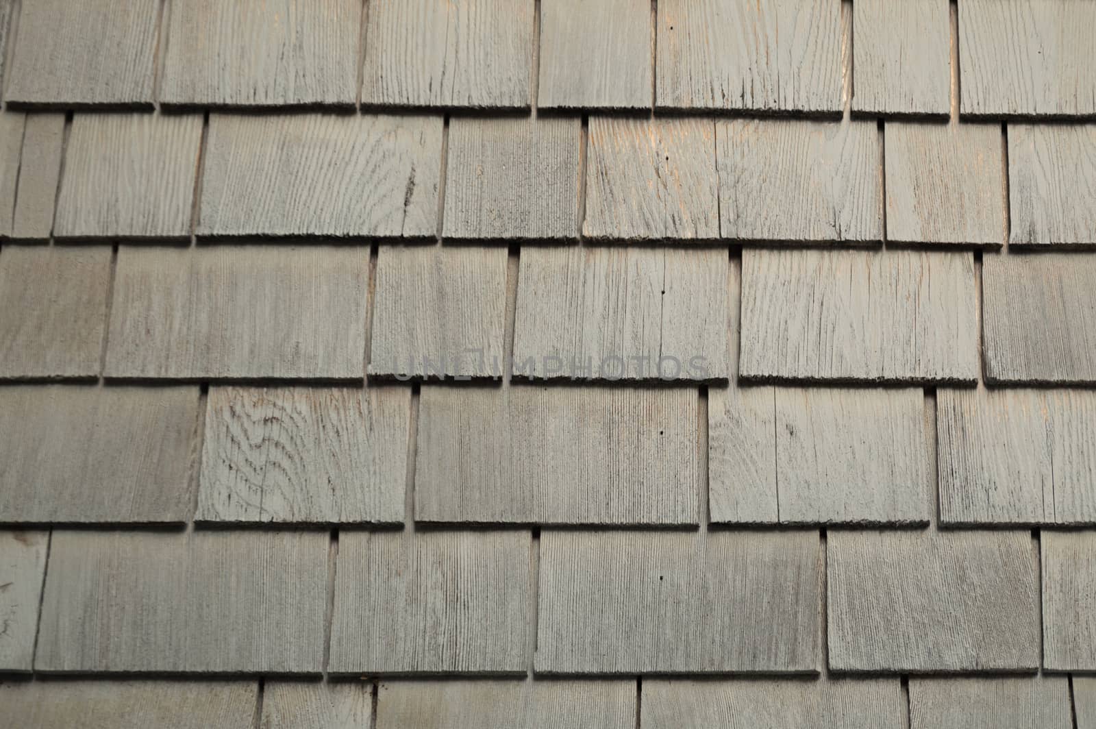 Neat. tidy. newer grey cedar shakes shingles background