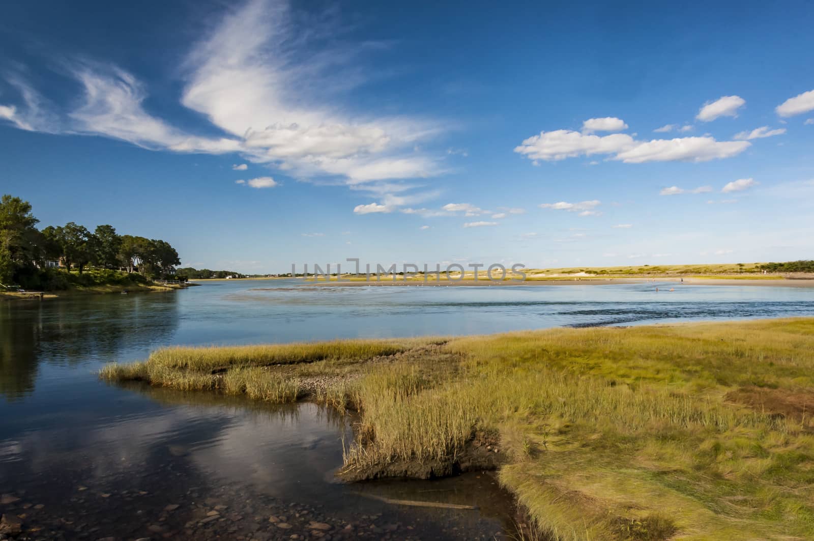 The north Atlantic Ocean coast in Ogunquit, Maine USA