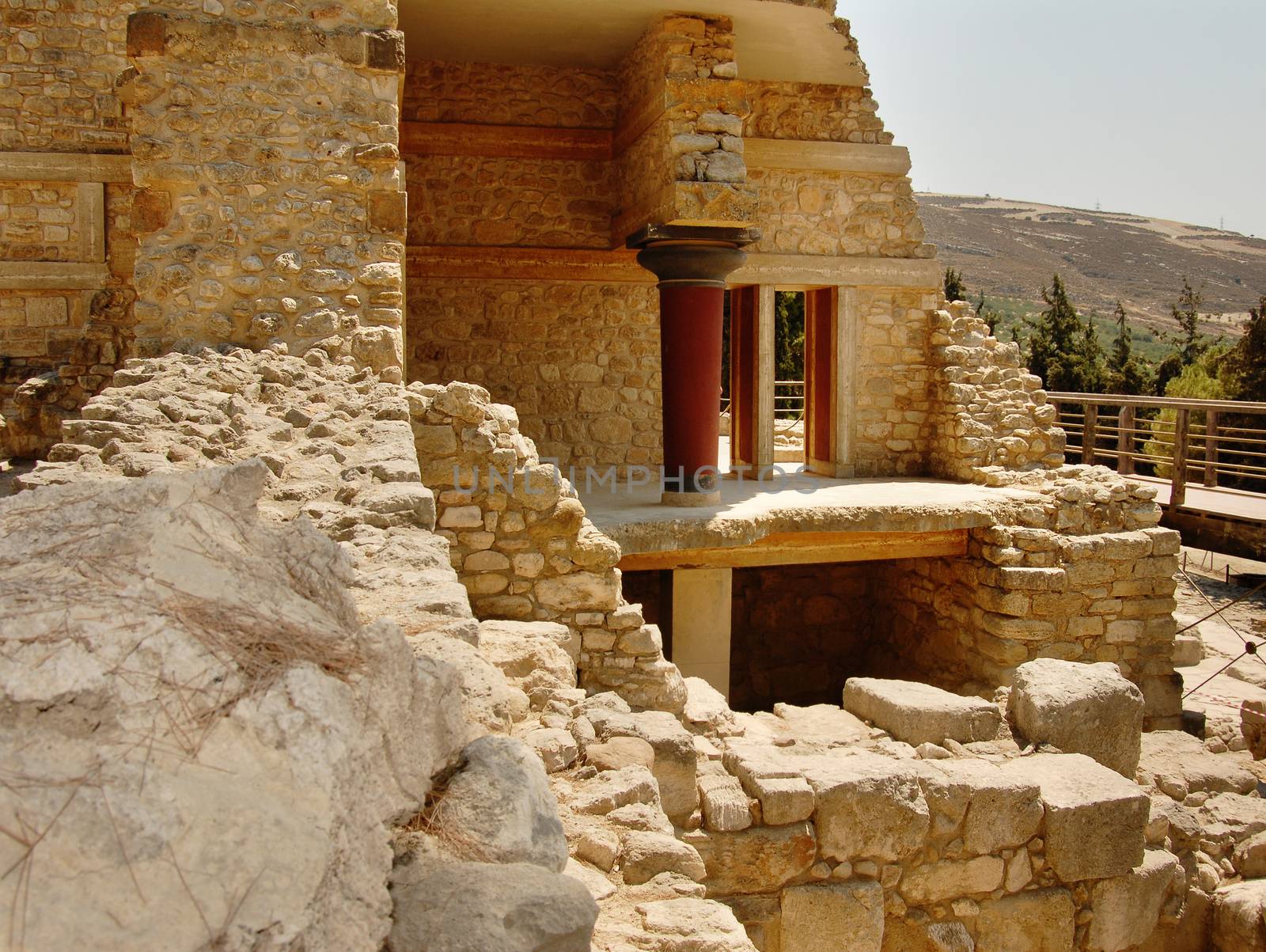 ancient civilization of Knossos by ssuaphoto