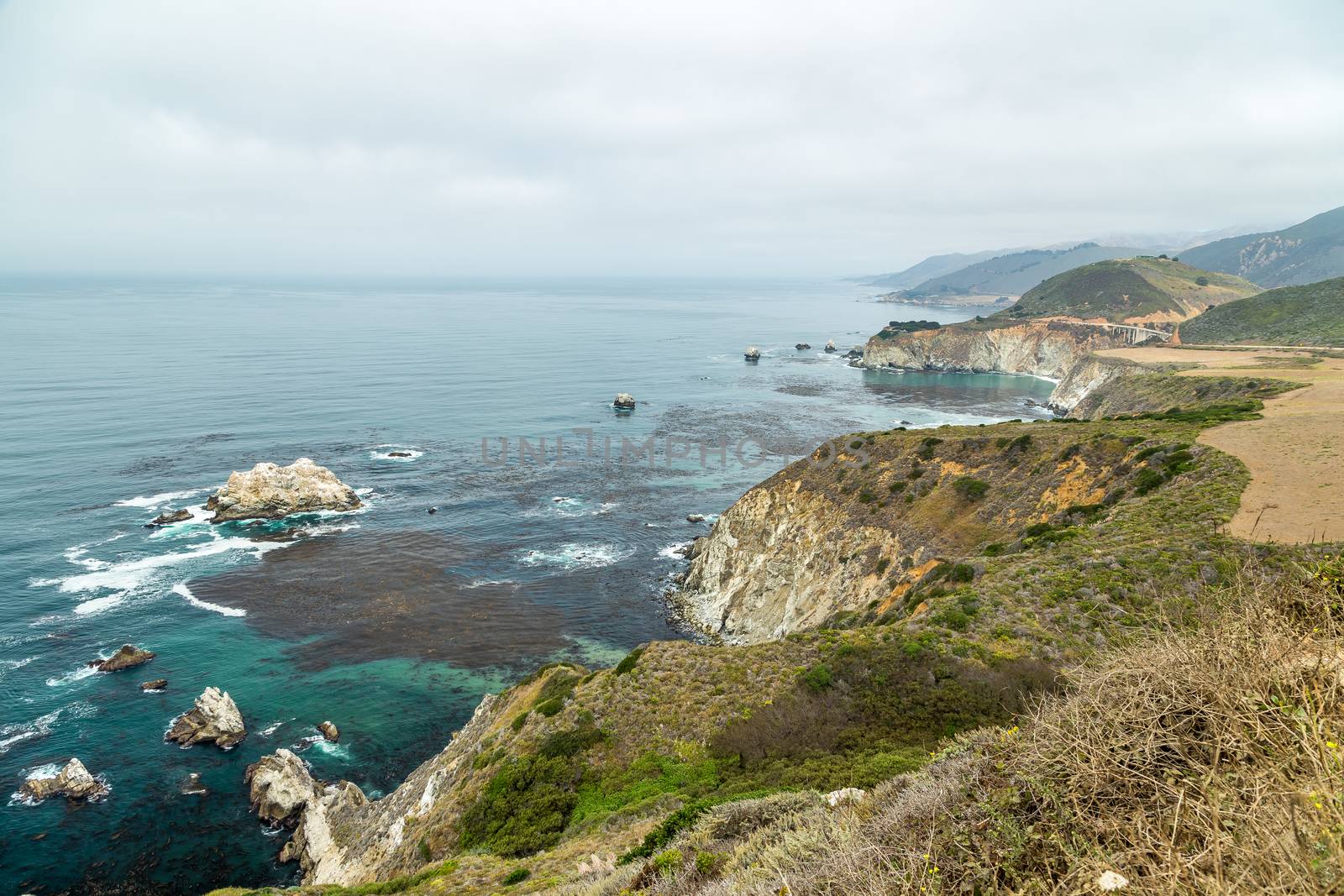 The Pacific Coast Highway (State Route 1) is a major north-south state highway that runs along most of the Pacific coastline of the U.S. state of California.