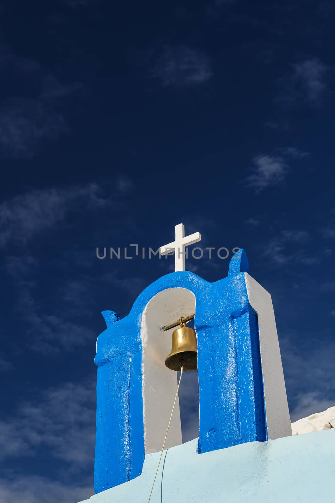 Bell tower in Oia, Santorini by starush