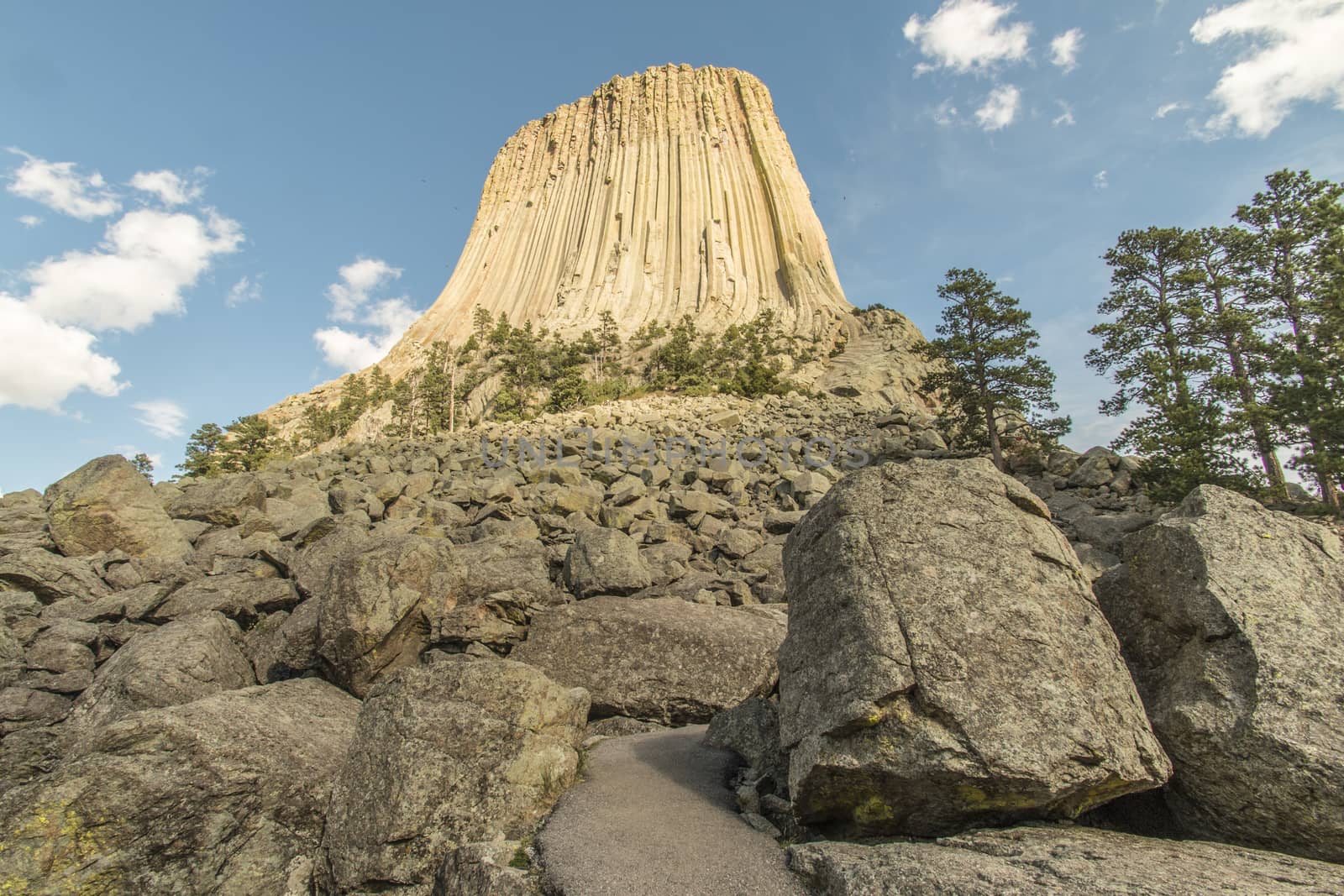 Looking up at Devils Tower by bkenney5@gmail.com