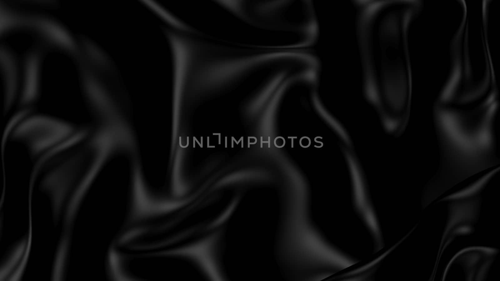 3D Illustration Abstract Black Background by brux