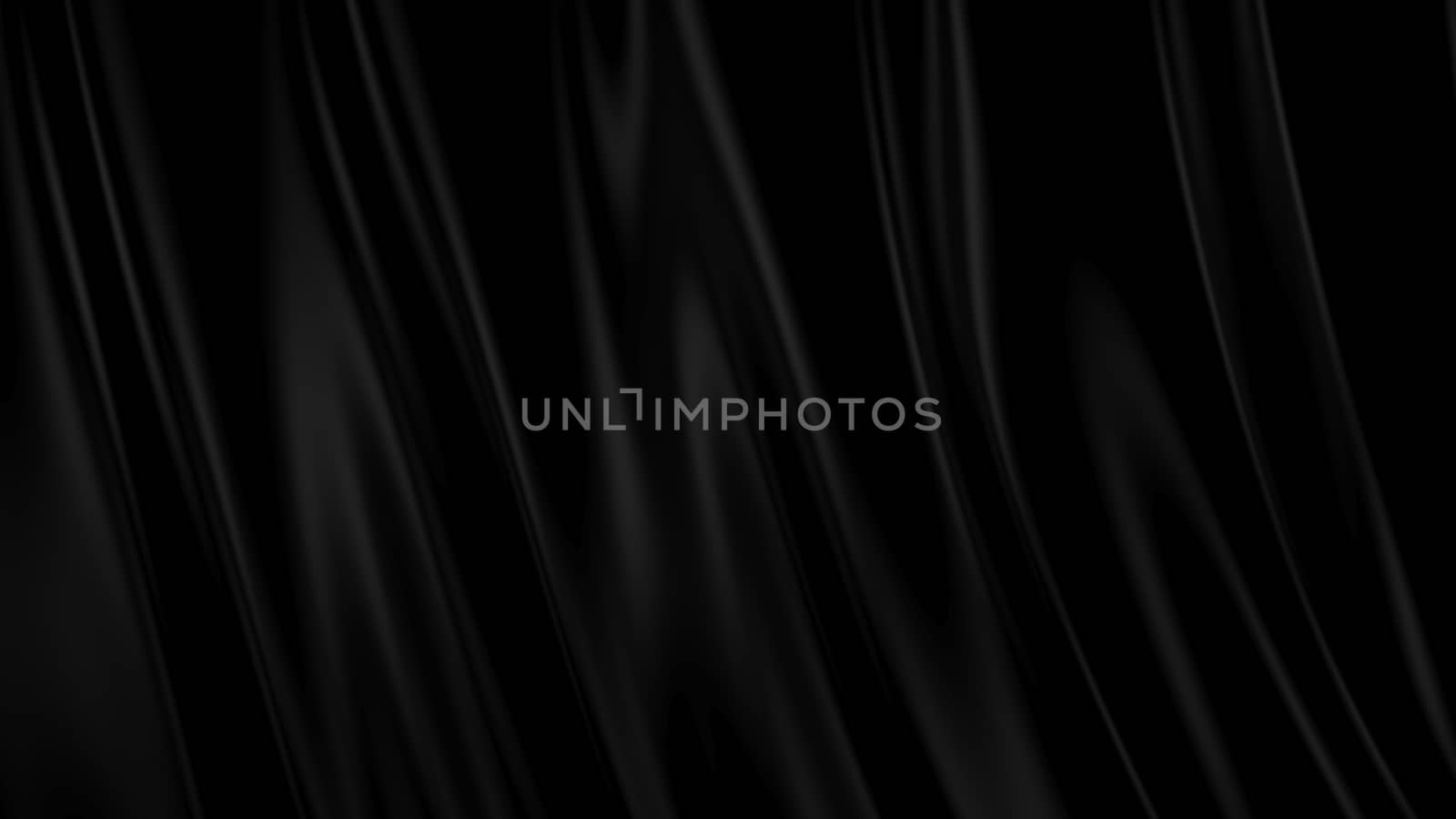 3D Illustration Abstract Black Background  by brux