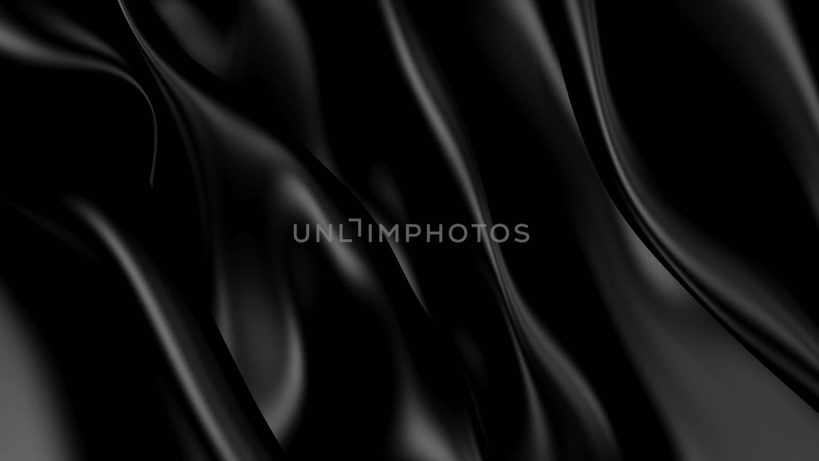 3D Illustration Abstract Black Background by brux