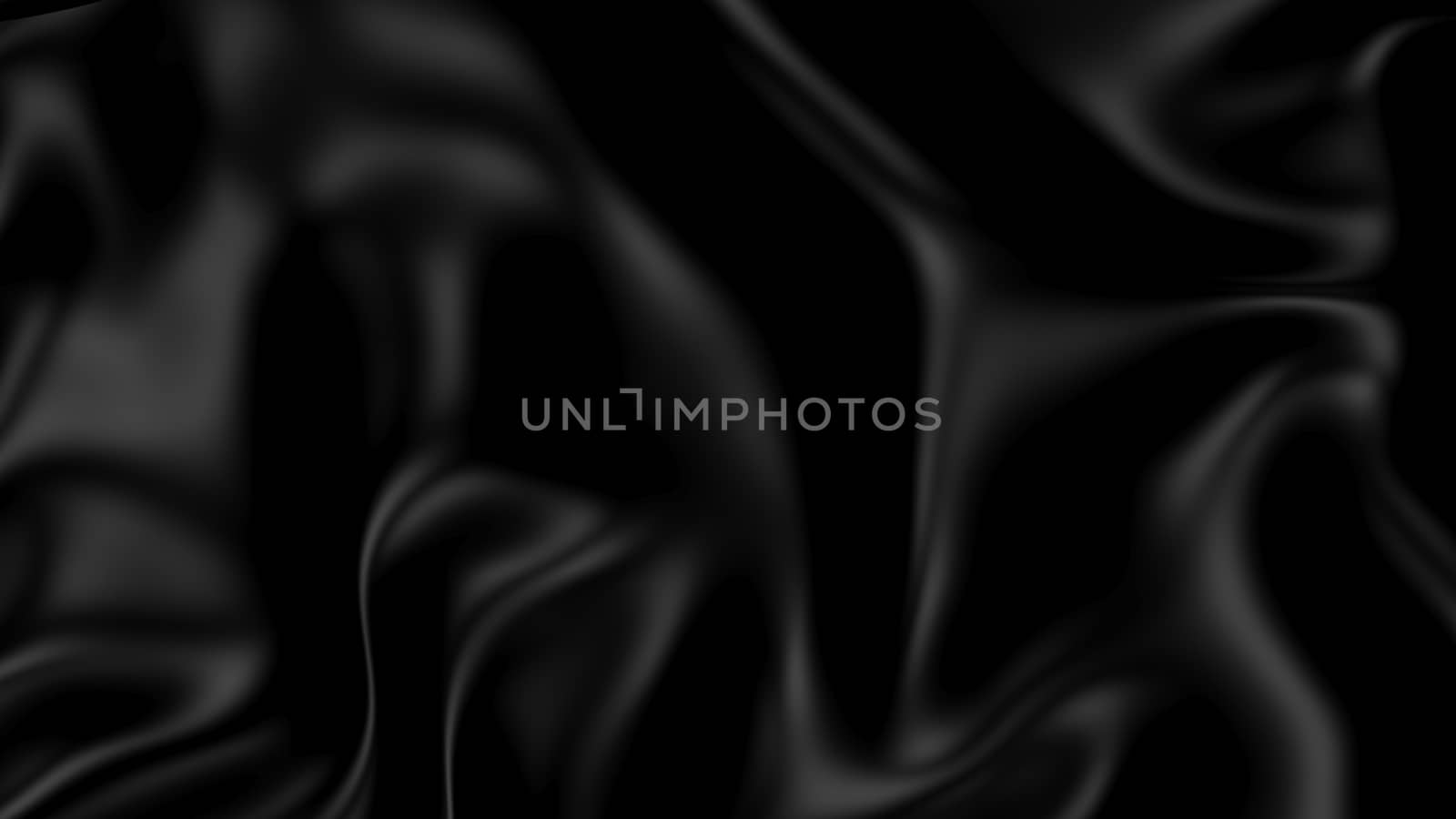 3D Illustration Abstract Black Background  by brux