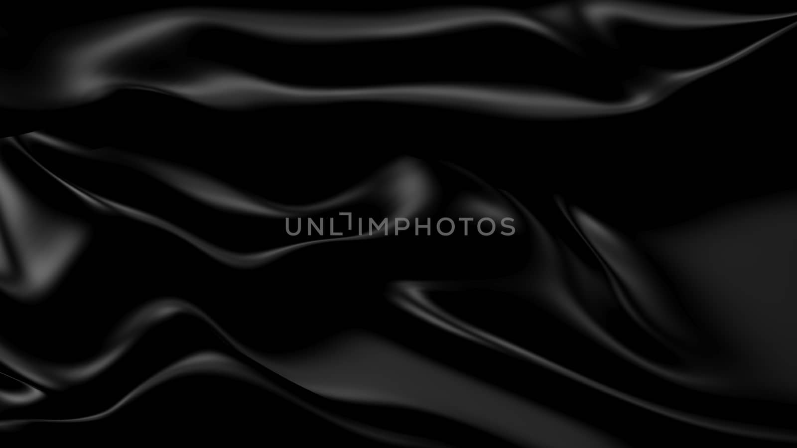 3D Illustration Abstract Black Background  by brux