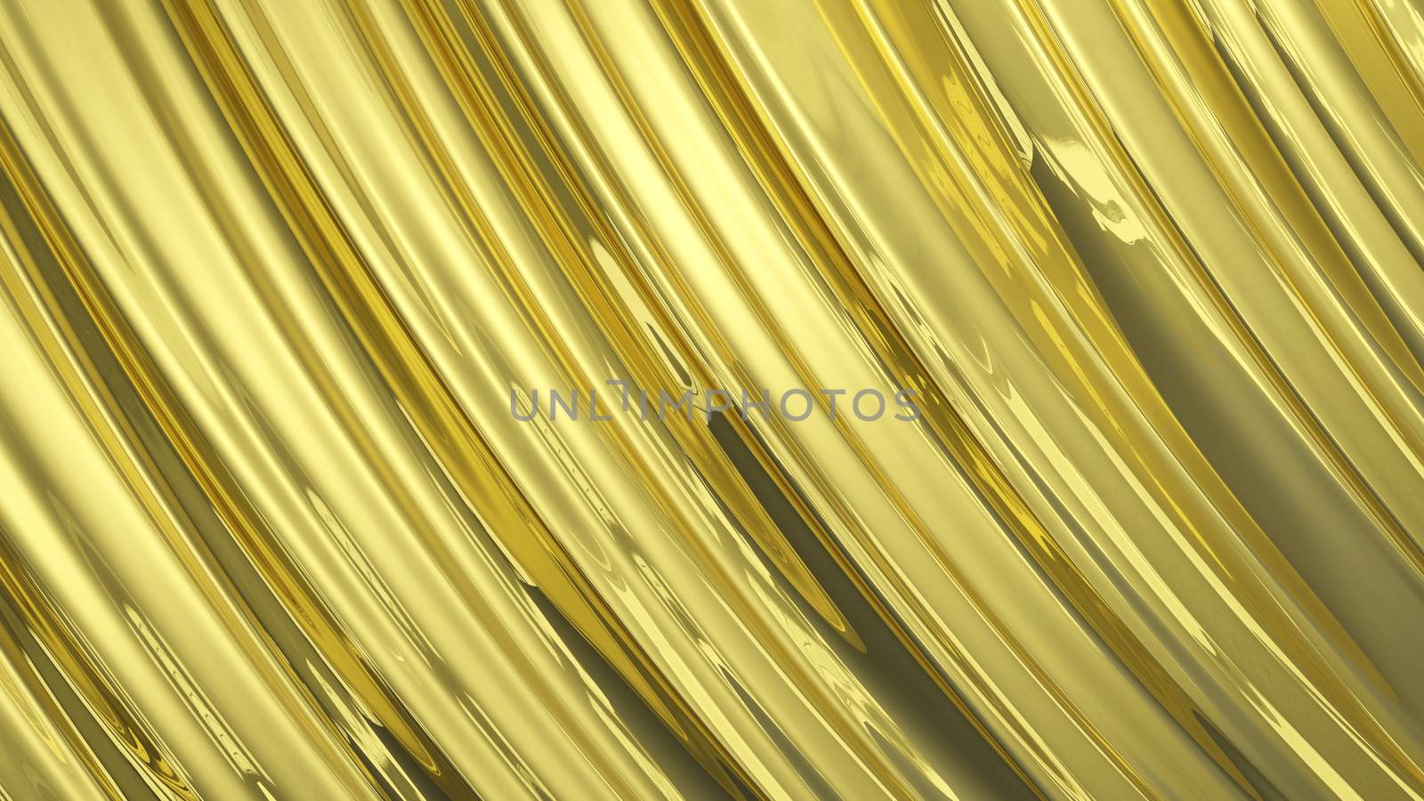 3D Illustration Abstract Gold Background by brux