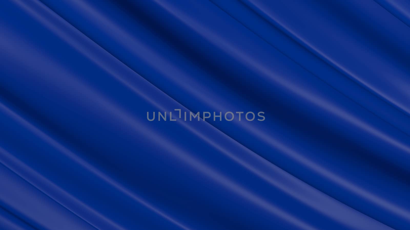 3D Illustration Abstract Blue Background with Glare