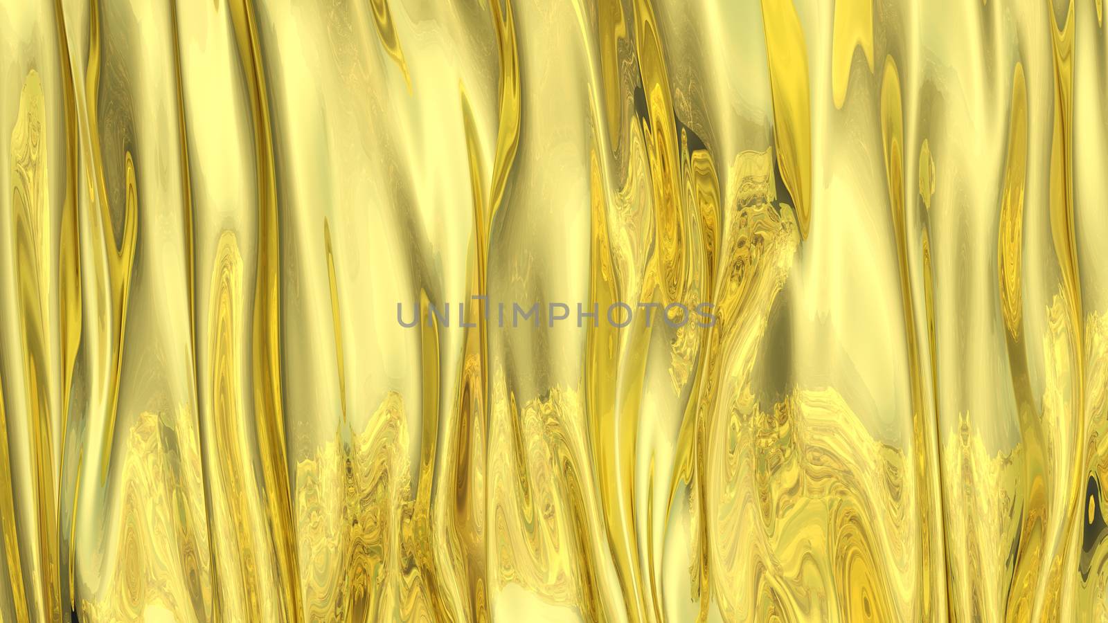 3D Illustration Abstract Gold Background by brux