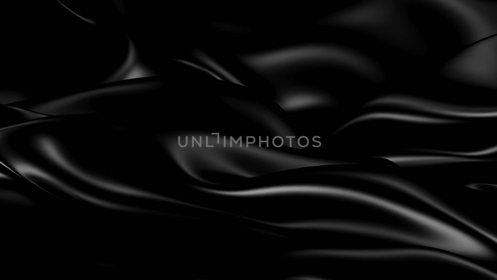 3D Illustration Abstract Black Background  by brux