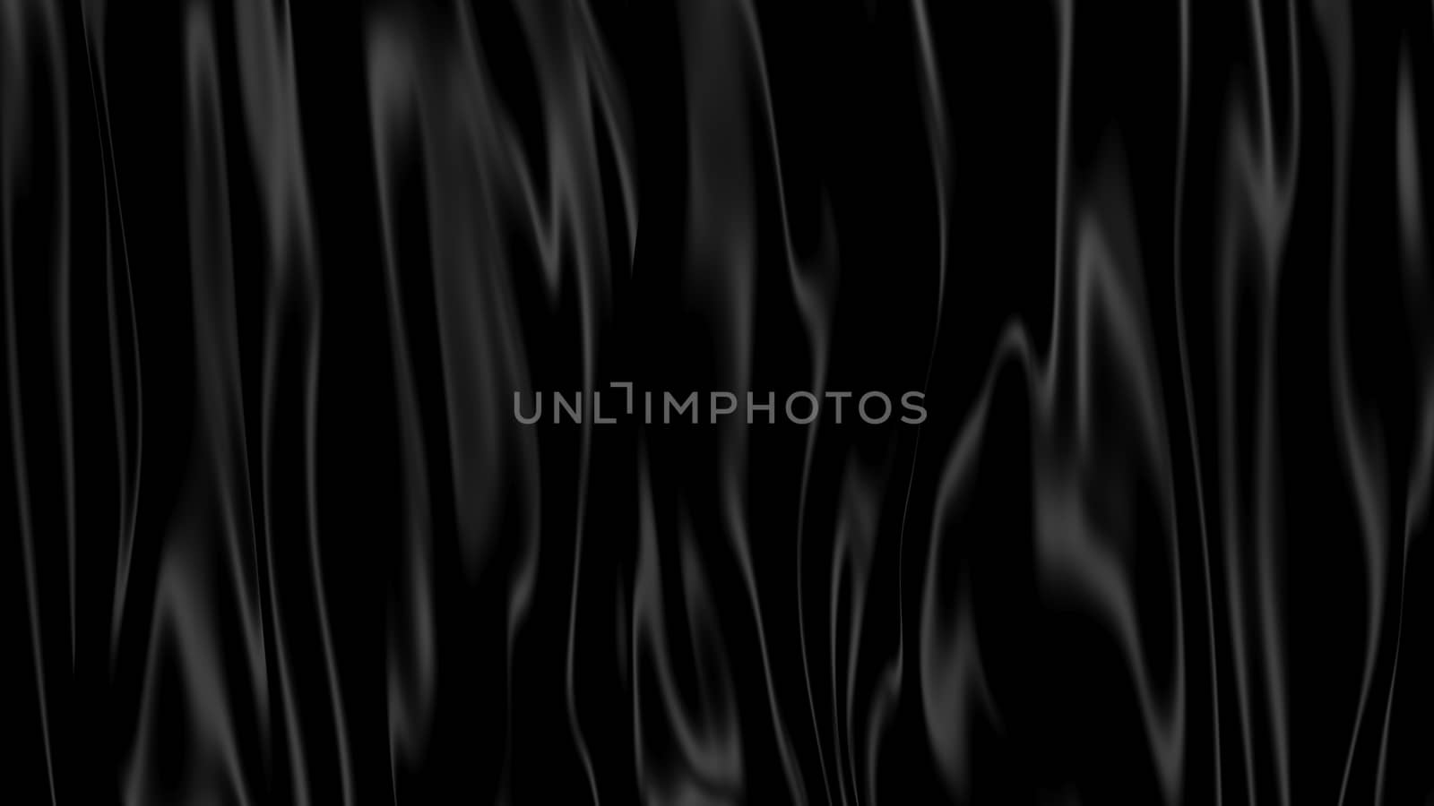 3D Illustration Abstract Black Background with Glare