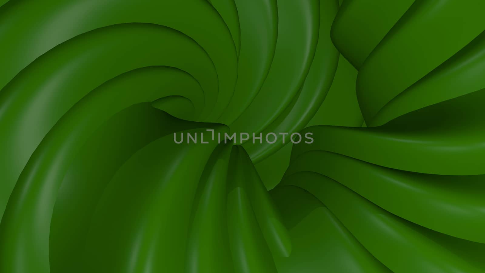 3D Illustration Abstract Green Background  by brux