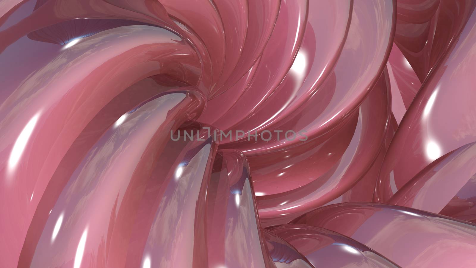 3D Illustration Abstract Caramel Background Silk Cloth