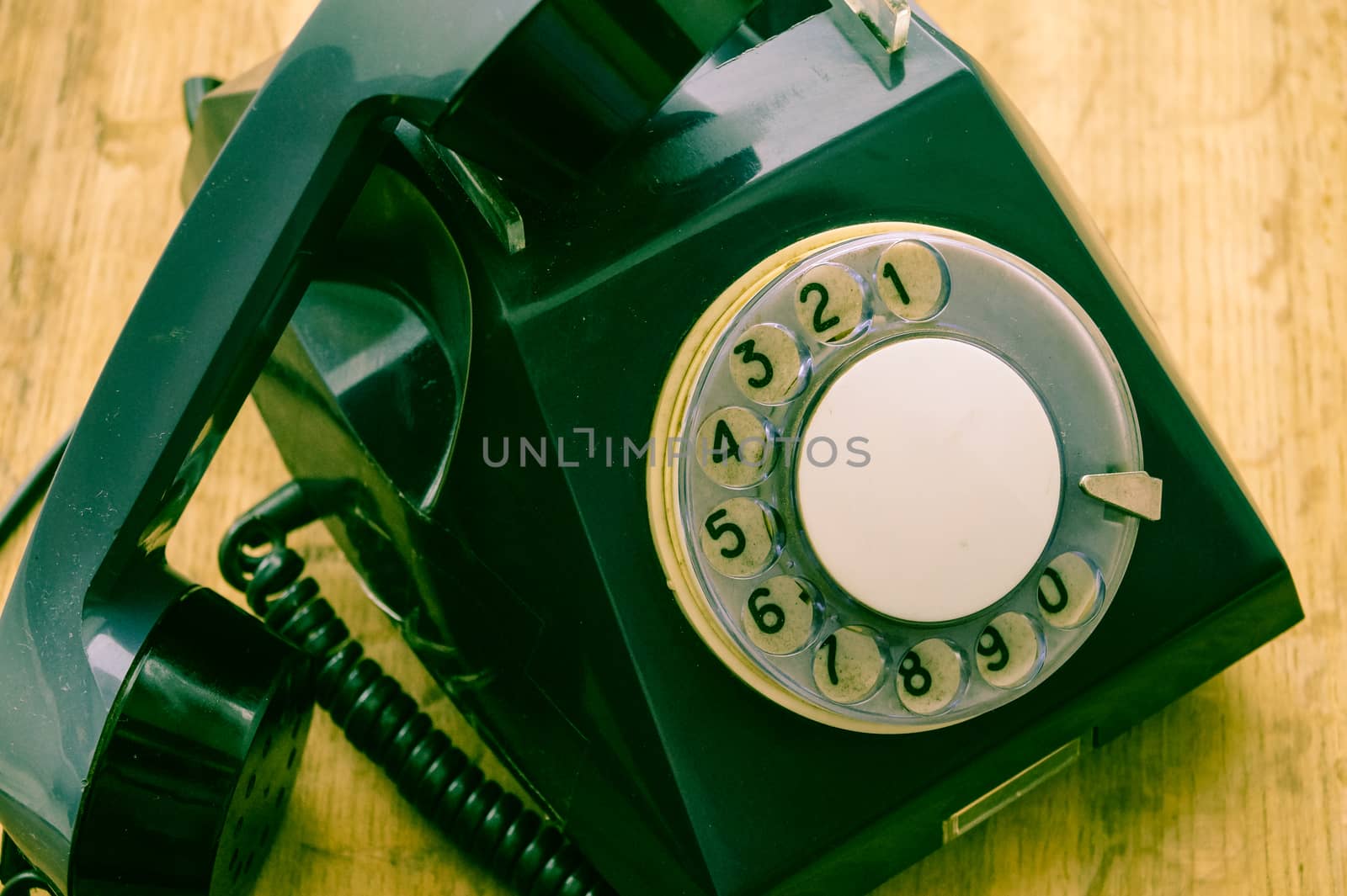 the old disk phone a means of communication of the past