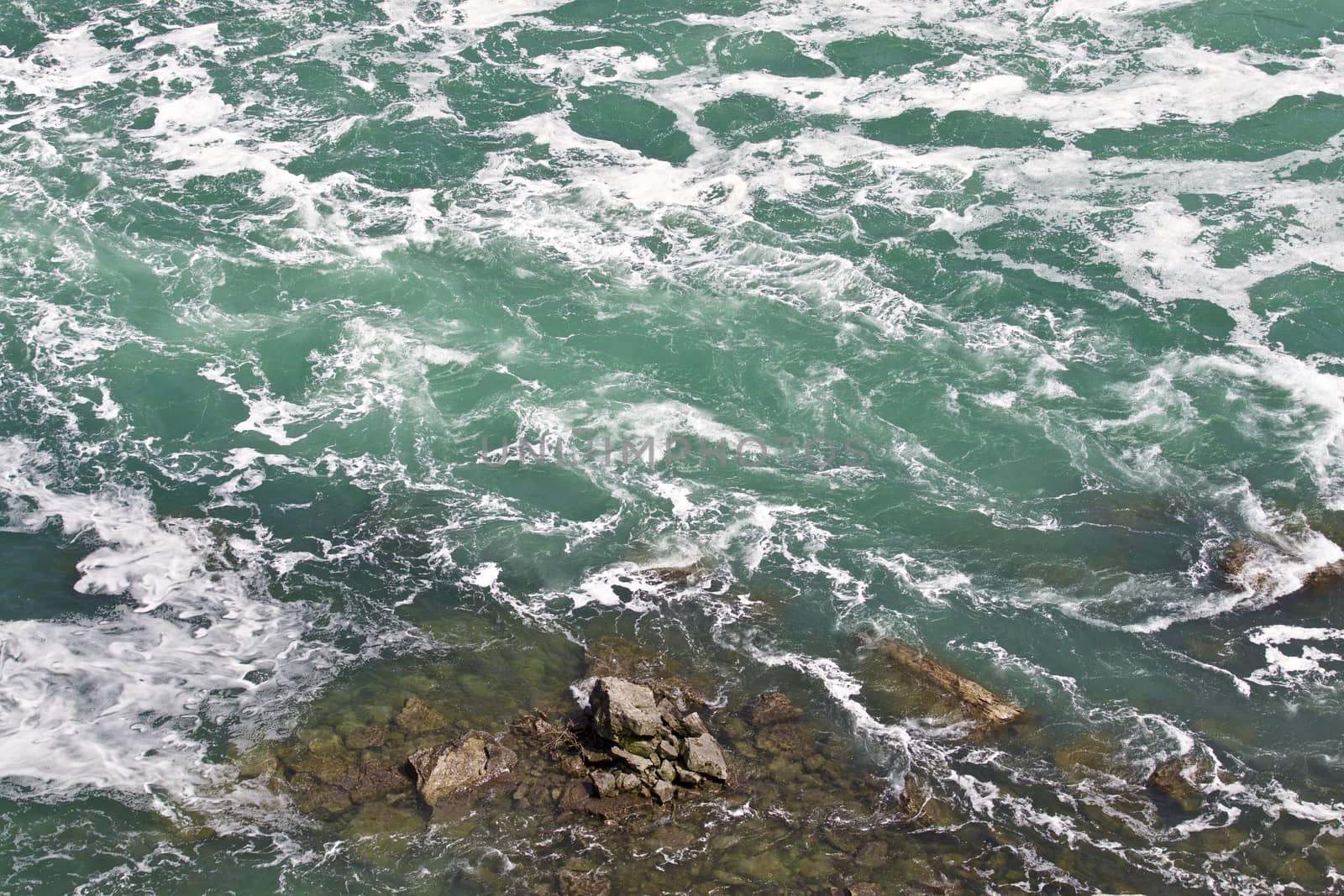 Beautiful image with the water near amazing Niagara falls by teo