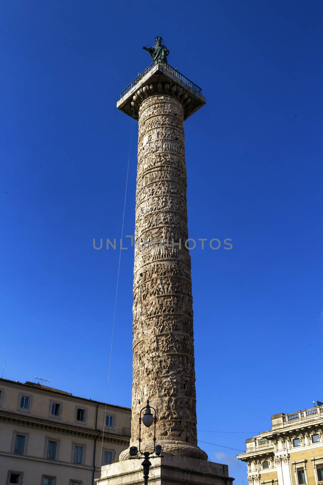 Triumphal Trajan's Column by day, Rome, Italy