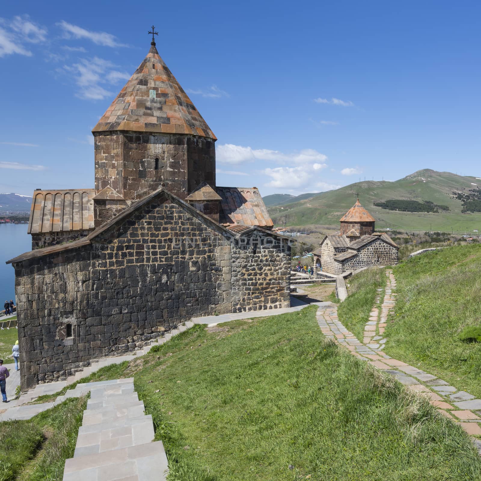 Medieval church on Sevan lake, Armenia by mariusz_prusaczyk