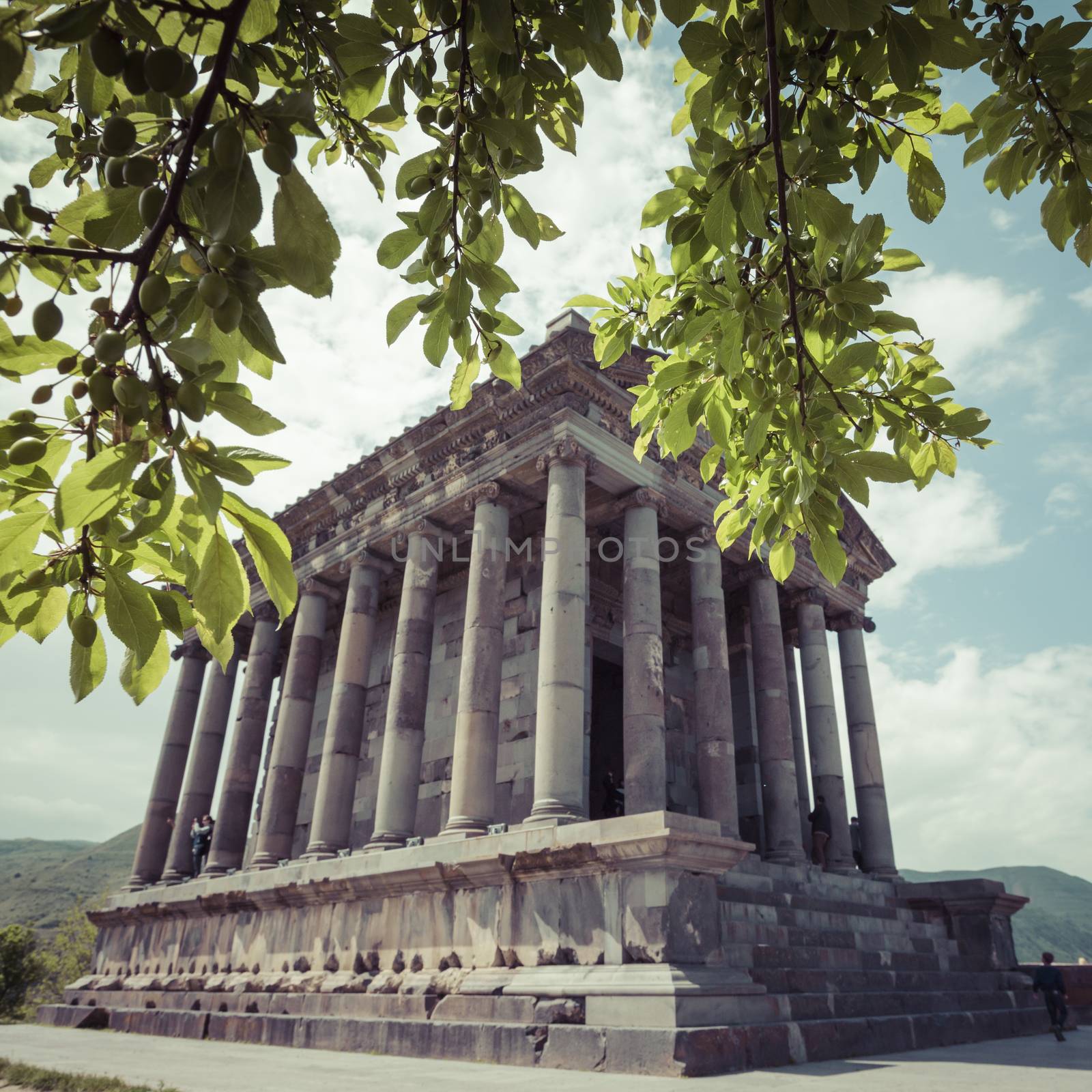 Ancient Garni pagan Temple, the hellenistic temple in Armenia by mariusz_prusaczyk