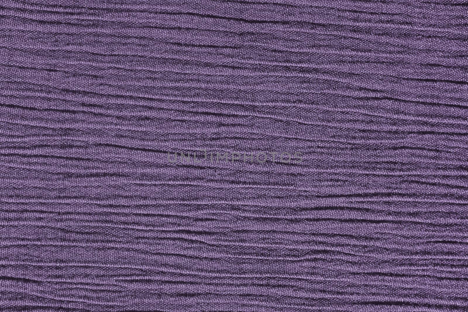 Heather purple crinkled material with horizontal lines fabric abstract background texture