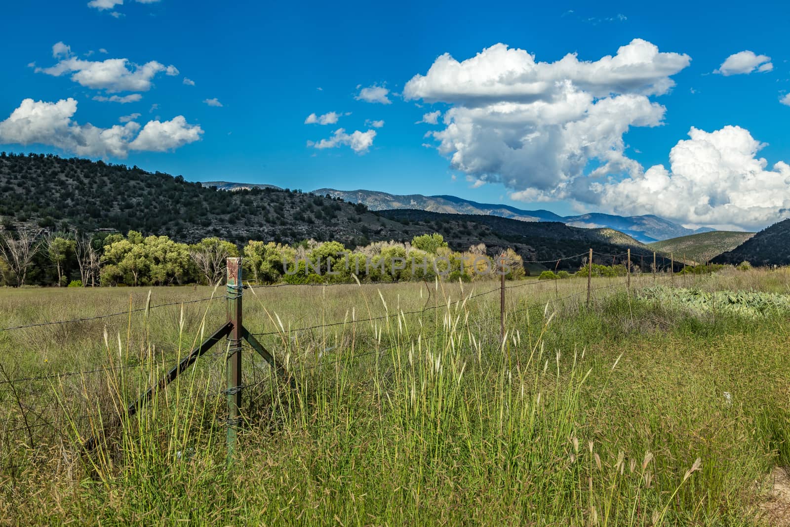 A view of the Capitan Mountains in south central New Mexico from along the Billy the Kid Trail in Lincoln County.