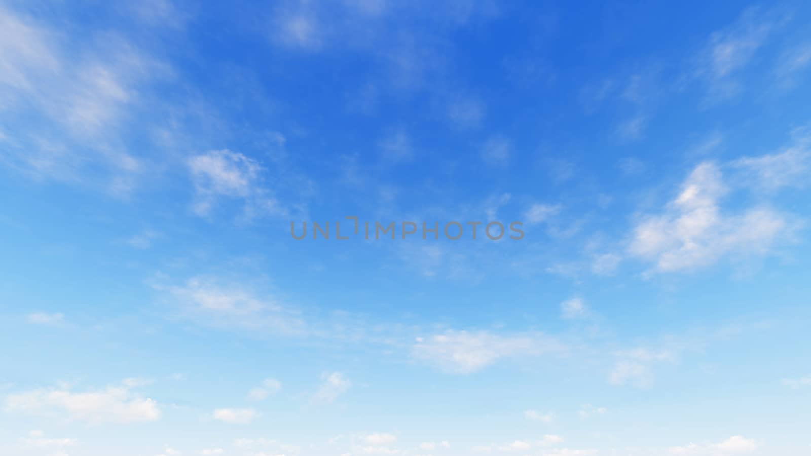 Cloudy blue sky abstract background, blue sky background with tiny clouds, 3d rendering

