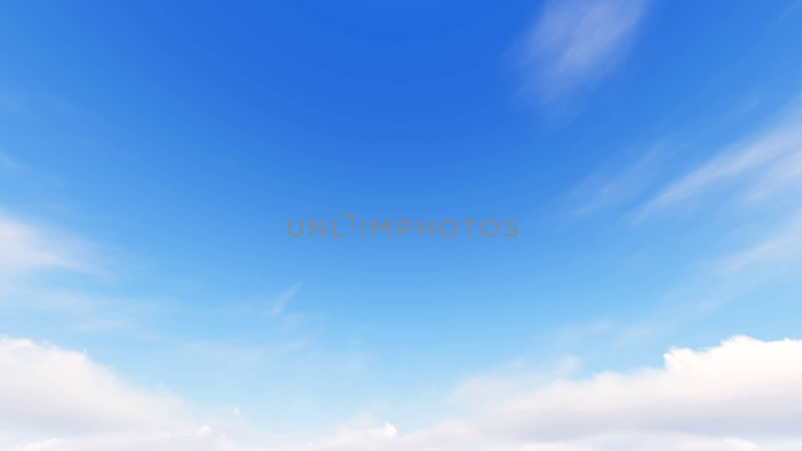 Cloudy blue sky abstract background, blue sky background with tiny clouds, 3d rendering

