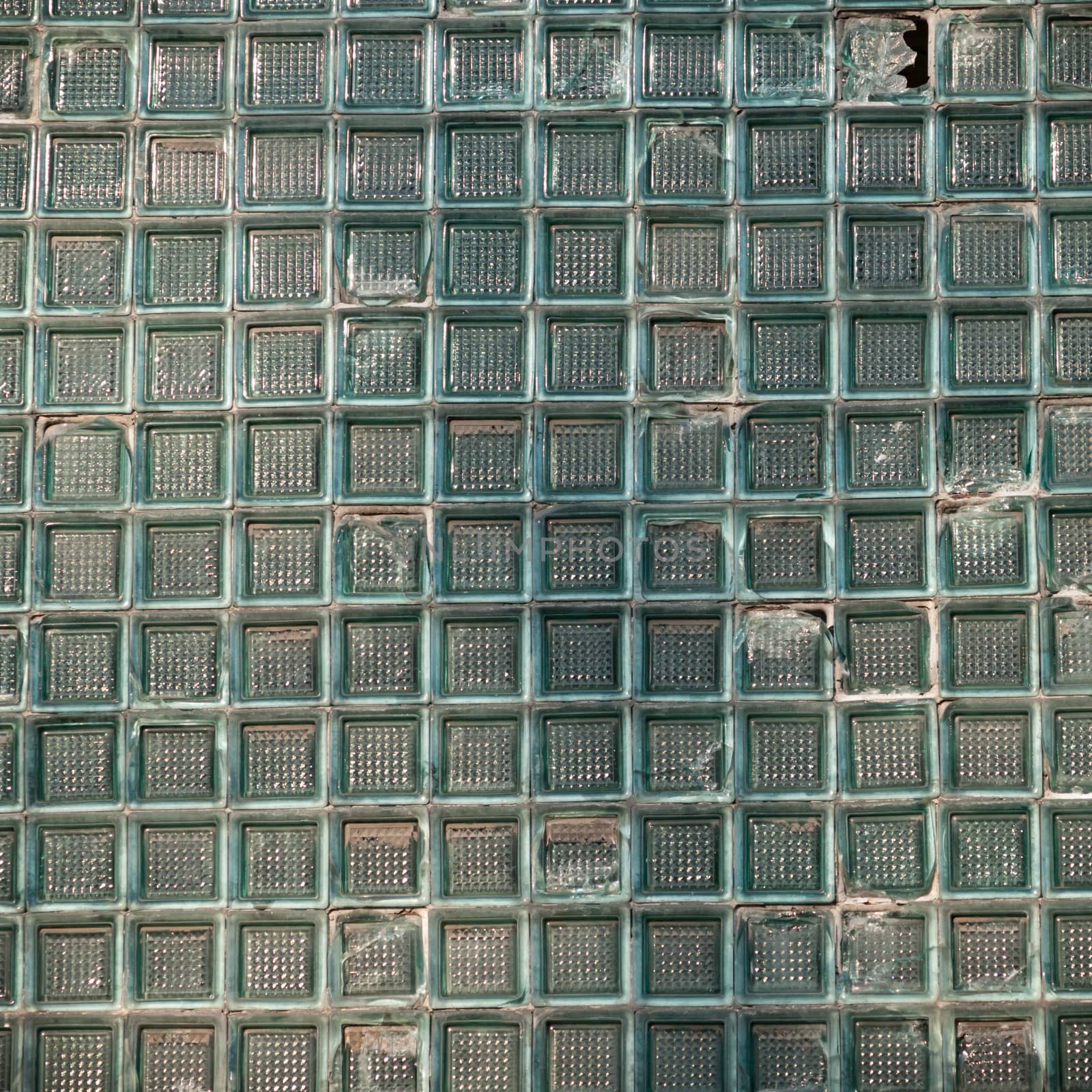 discarded ruin with old windows and wall, industrial window in concrete wall