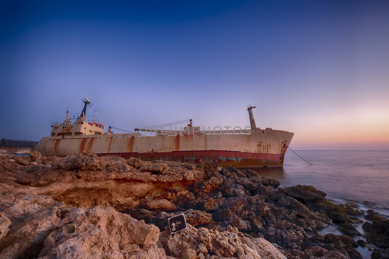 Ship wreck EDRO III in Cyprus by itsajoop