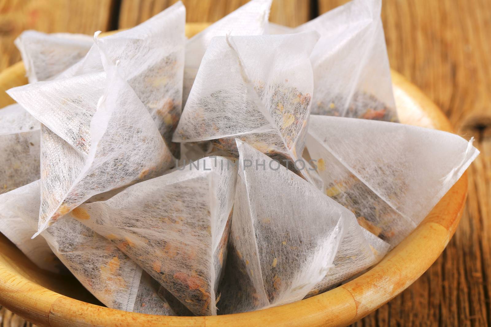 Jasmine tea bags by Digifoodstock