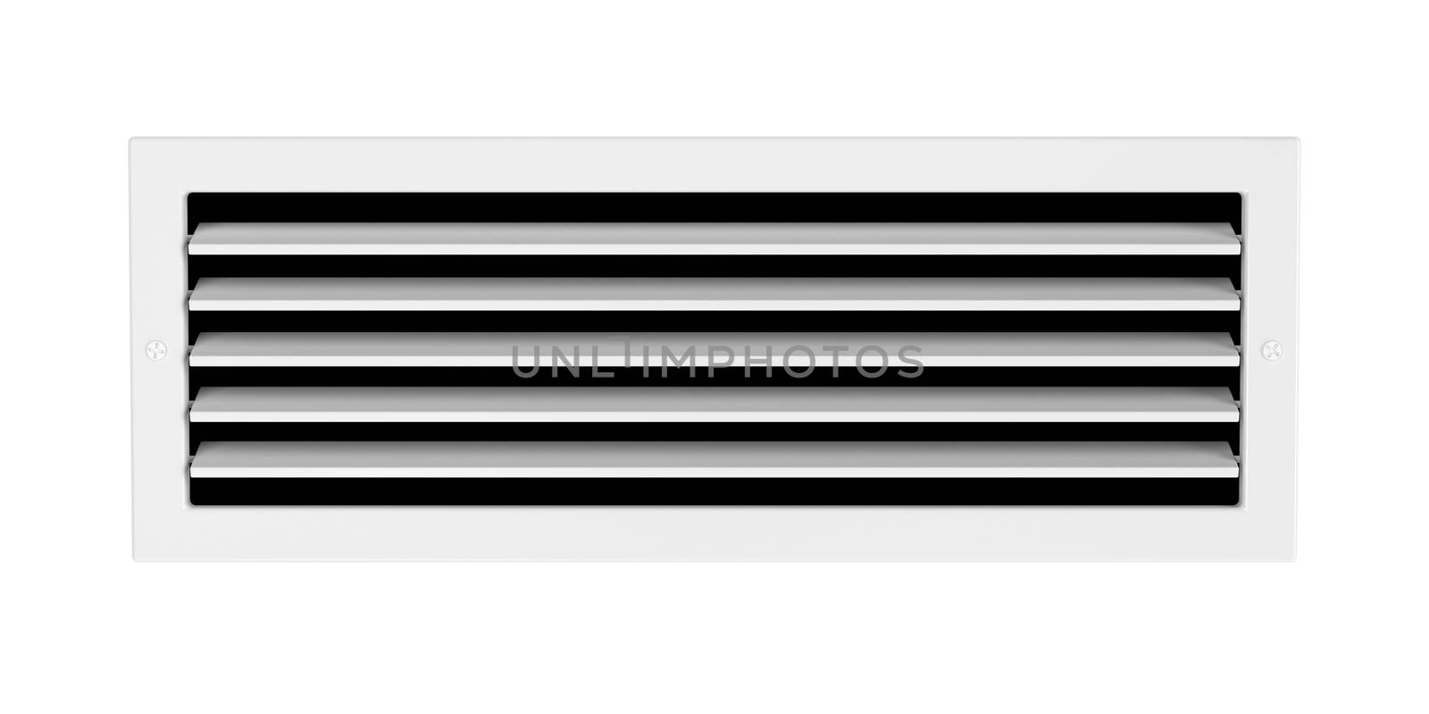 Air vent isolated on white background 