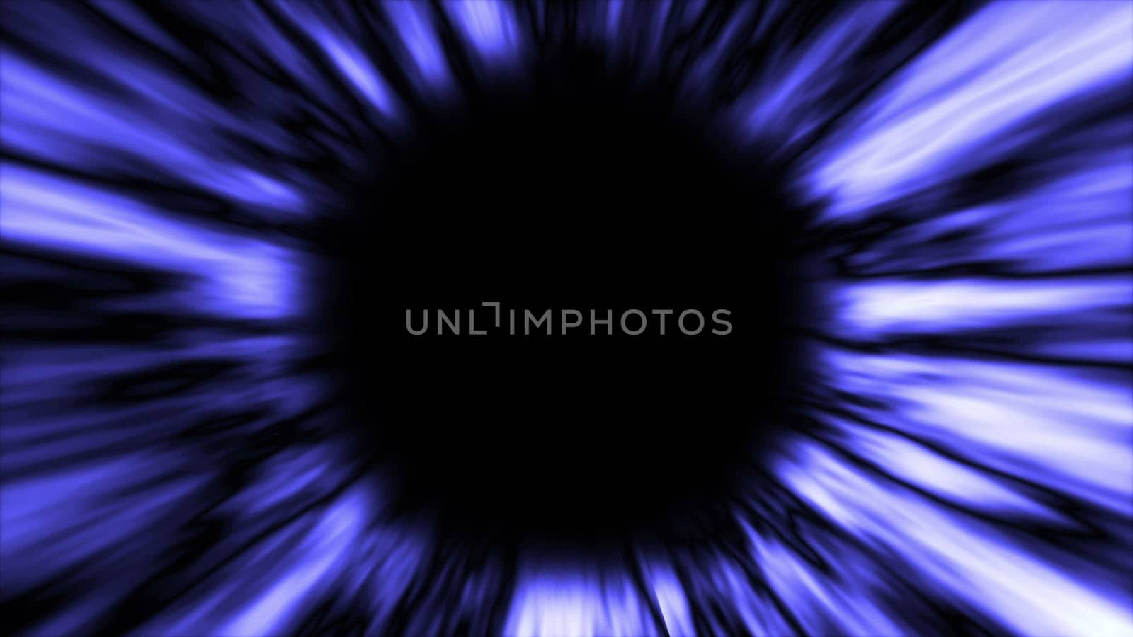 Abstract background with black hole. Space backdrop. 3D rendering