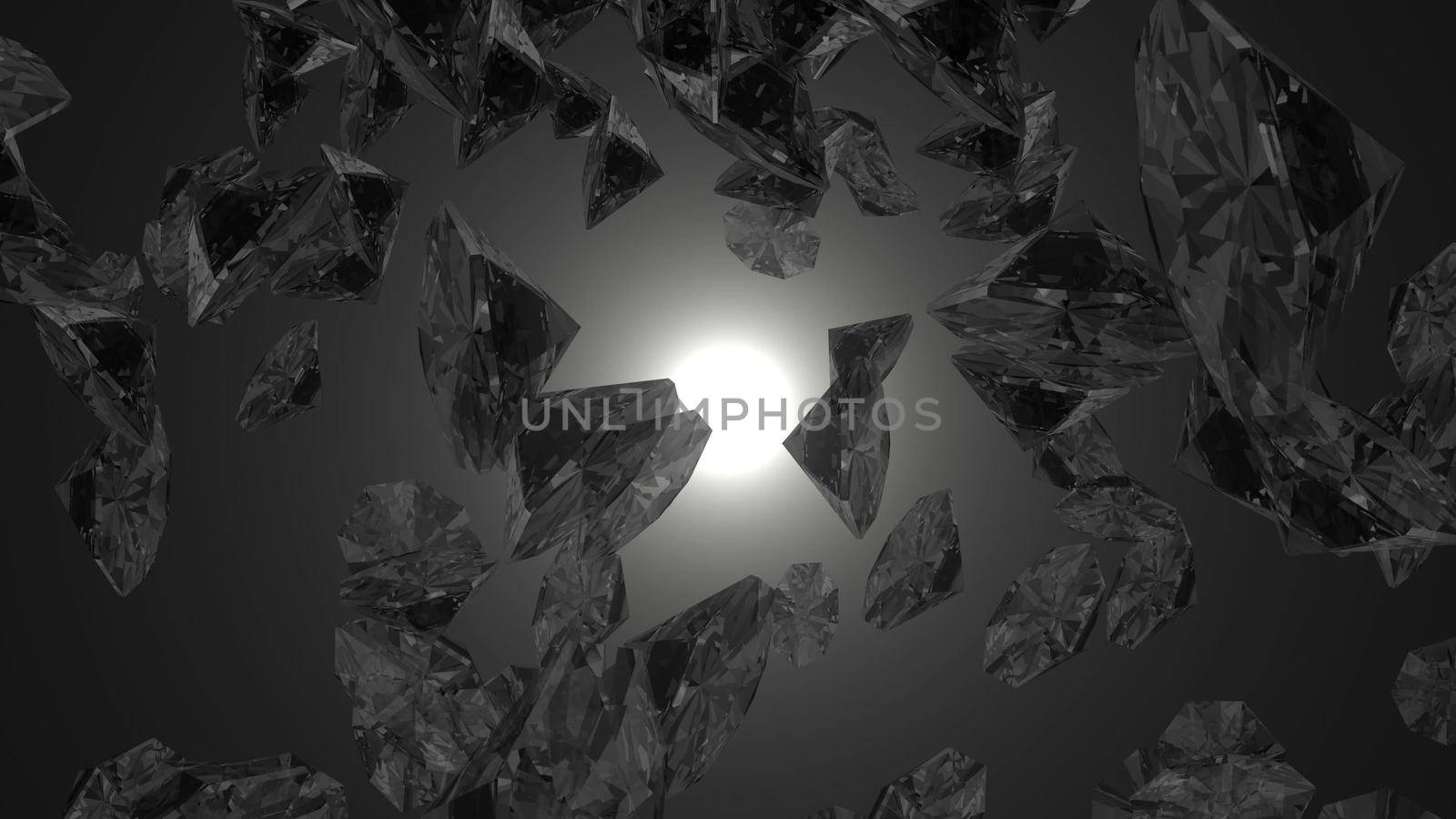 Abstract background with diamonds by nolimit046
