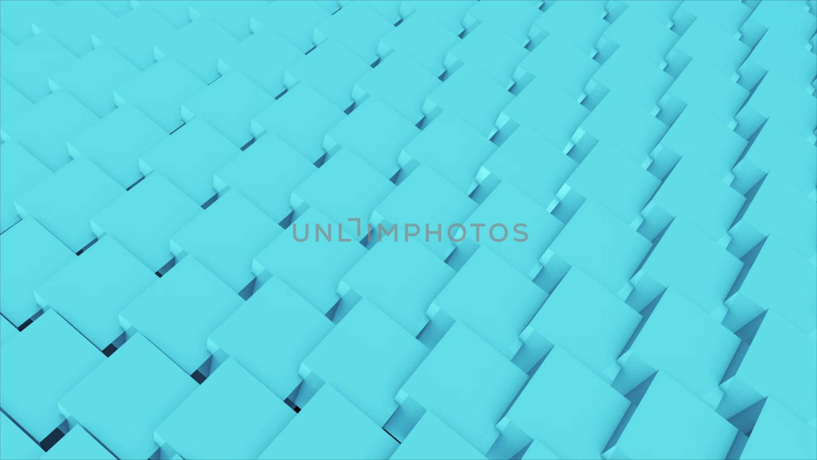 Abstract background with cubes. 3D rendering technology backdrop