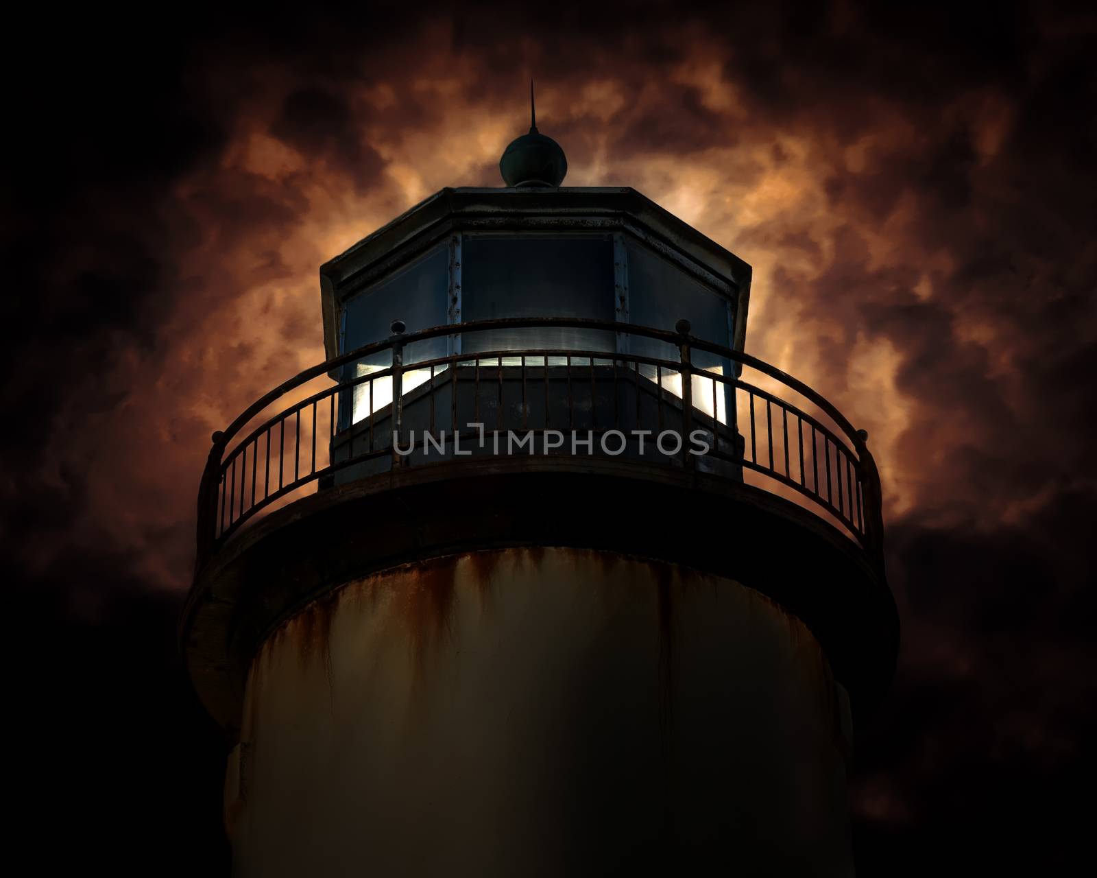 Lighthouse in the Night by backyard_photography