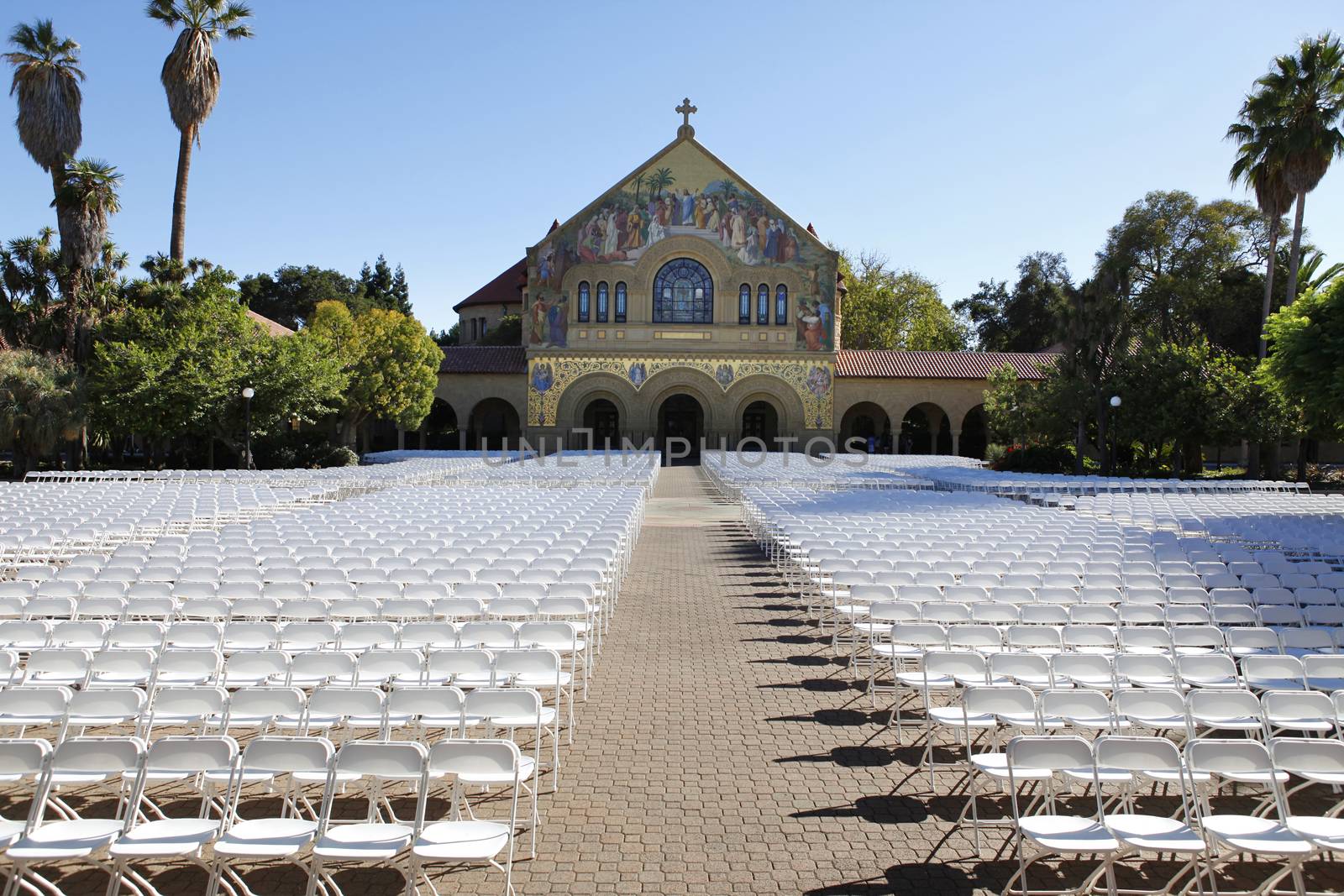 Mission church at Stanford University in California USA
