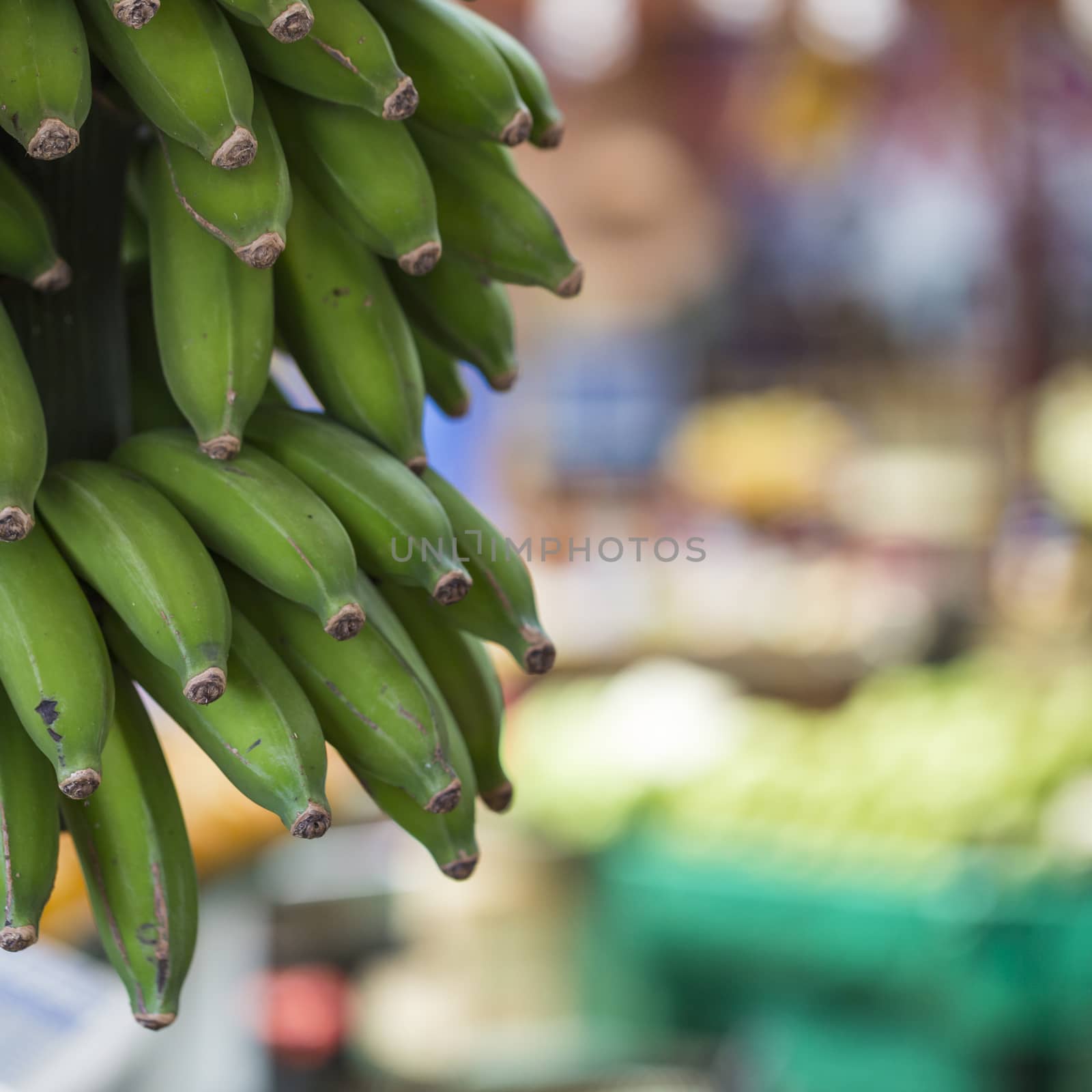 Fresh exotic fruits in Mercado Dos Lavradores. Funchal, Madeira

