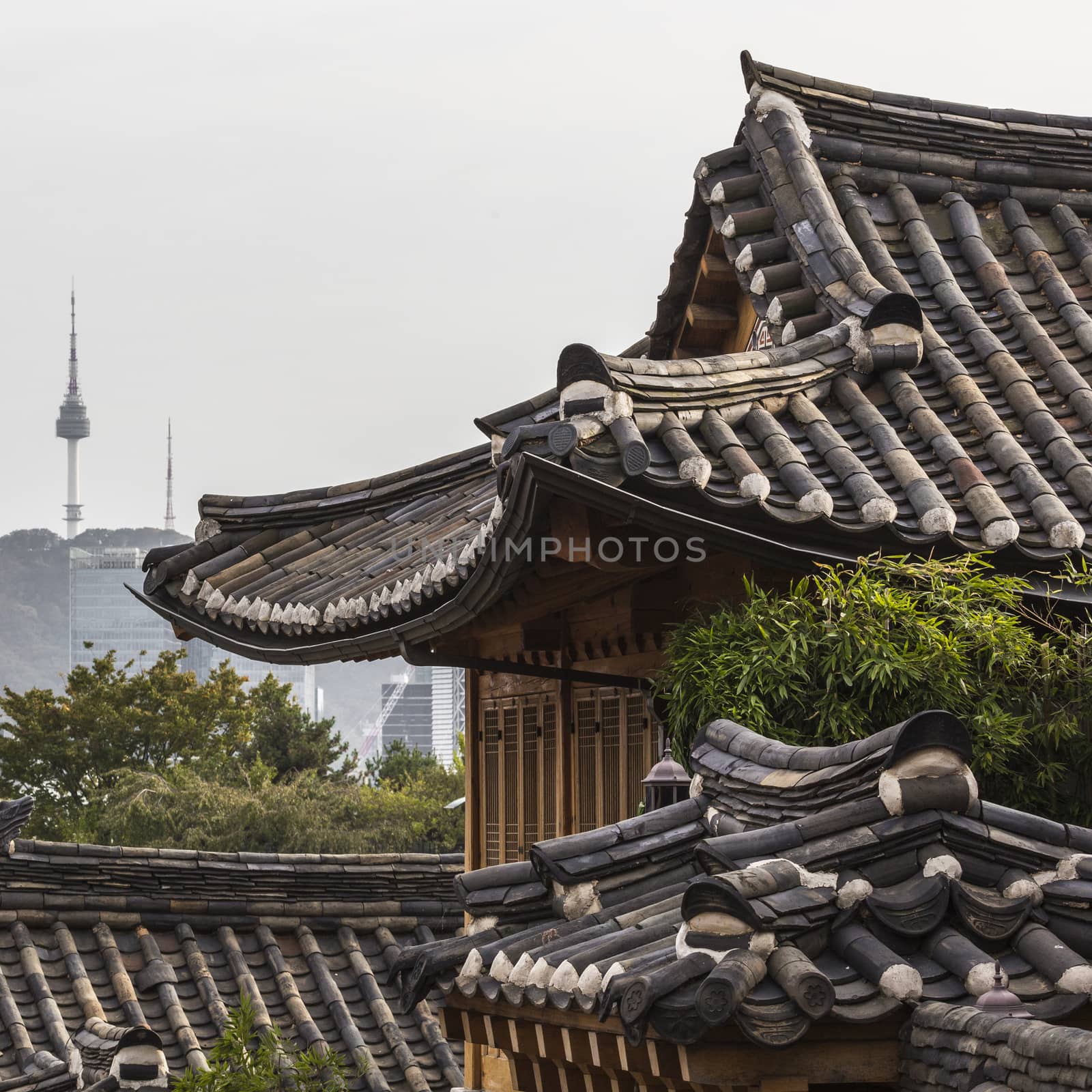 Bukchon Hanok Village is one of the famous place for Korean trad by mariusz_prusaczyk