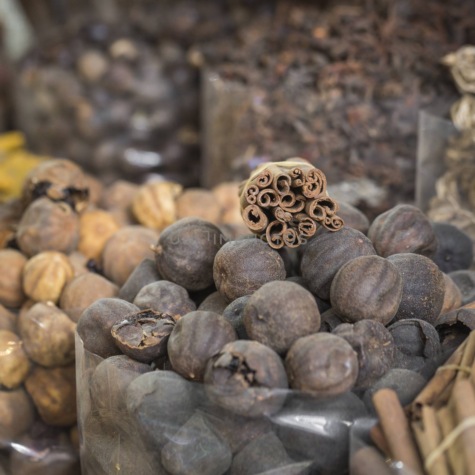 Dubai Spice Souk or the Old Souk is a traditional market in Dubai, United Arab Emirates (UAE), selling a variety of fragrances and spices.