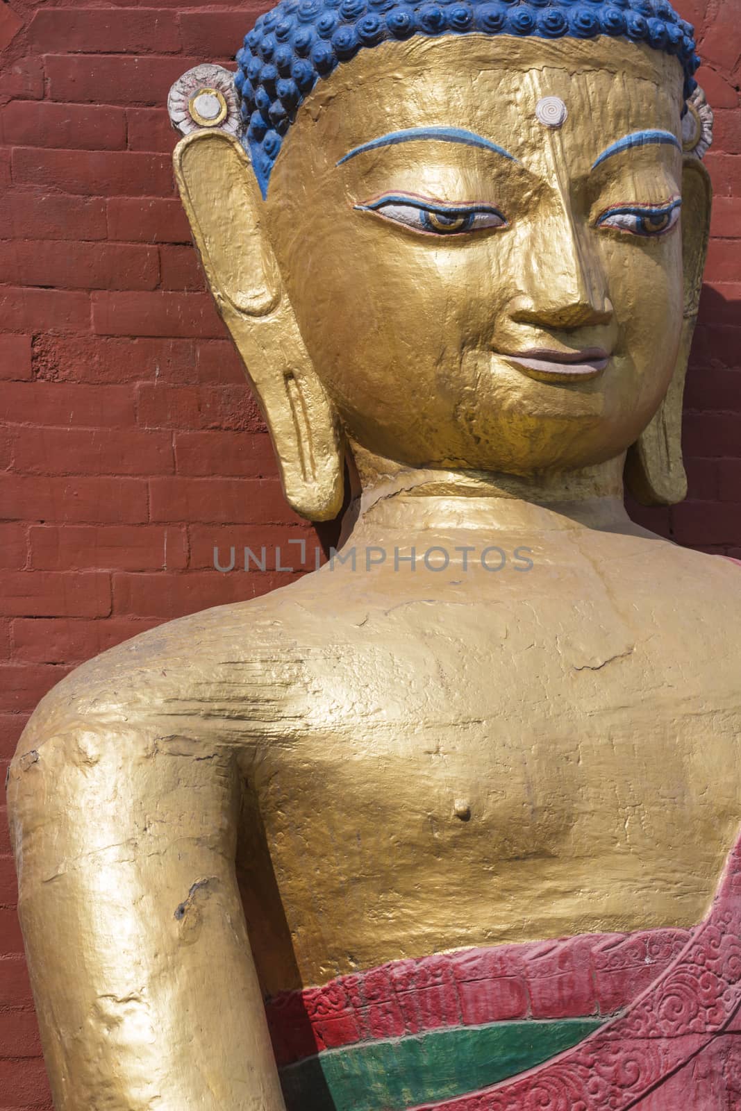 Buddha statue. Kathmandu, Nepal

