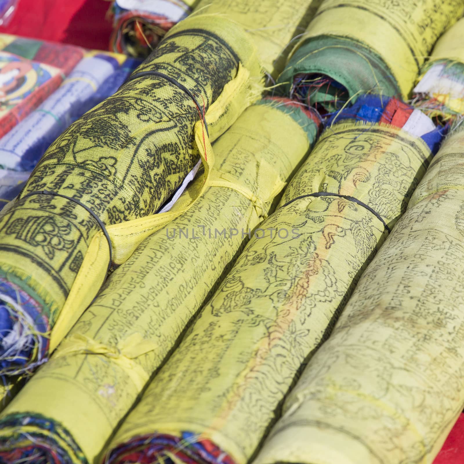 Prayer Flag in Kathmandu, Nepal. by mariusz_prusaczyk