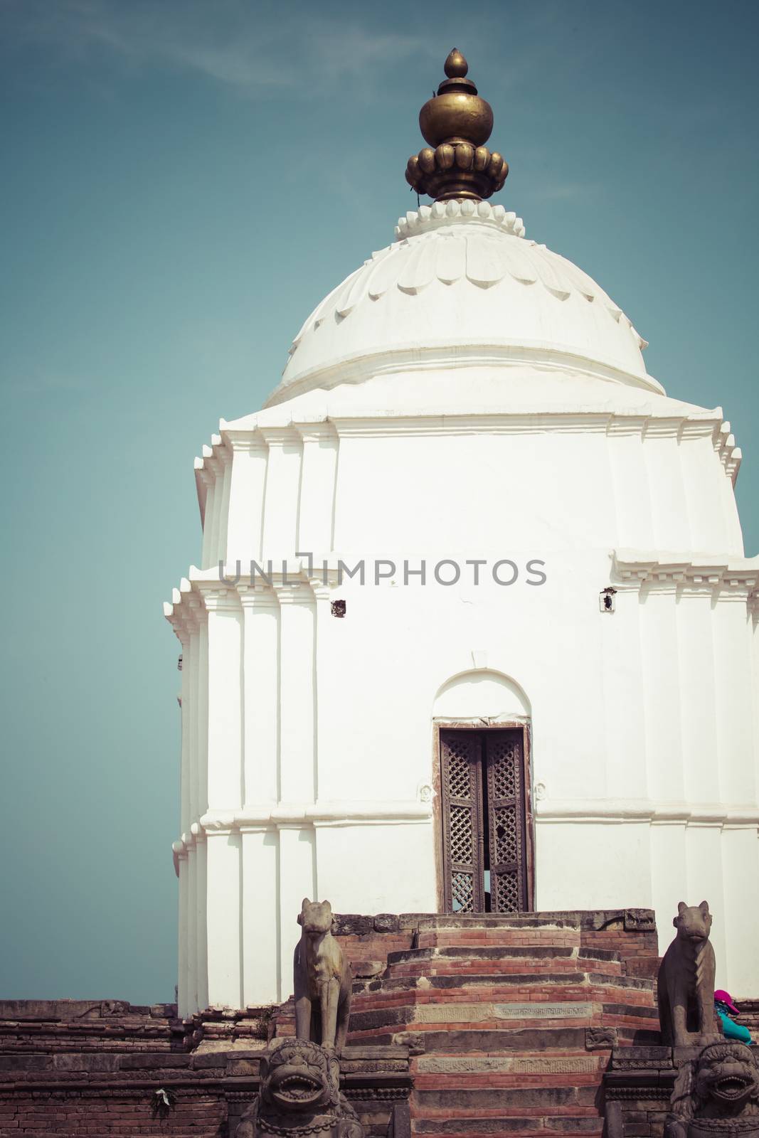 Temples of Durbar Square in Bhaktapur, Kathmandu, Nepal. by mariusz_prusaczyk