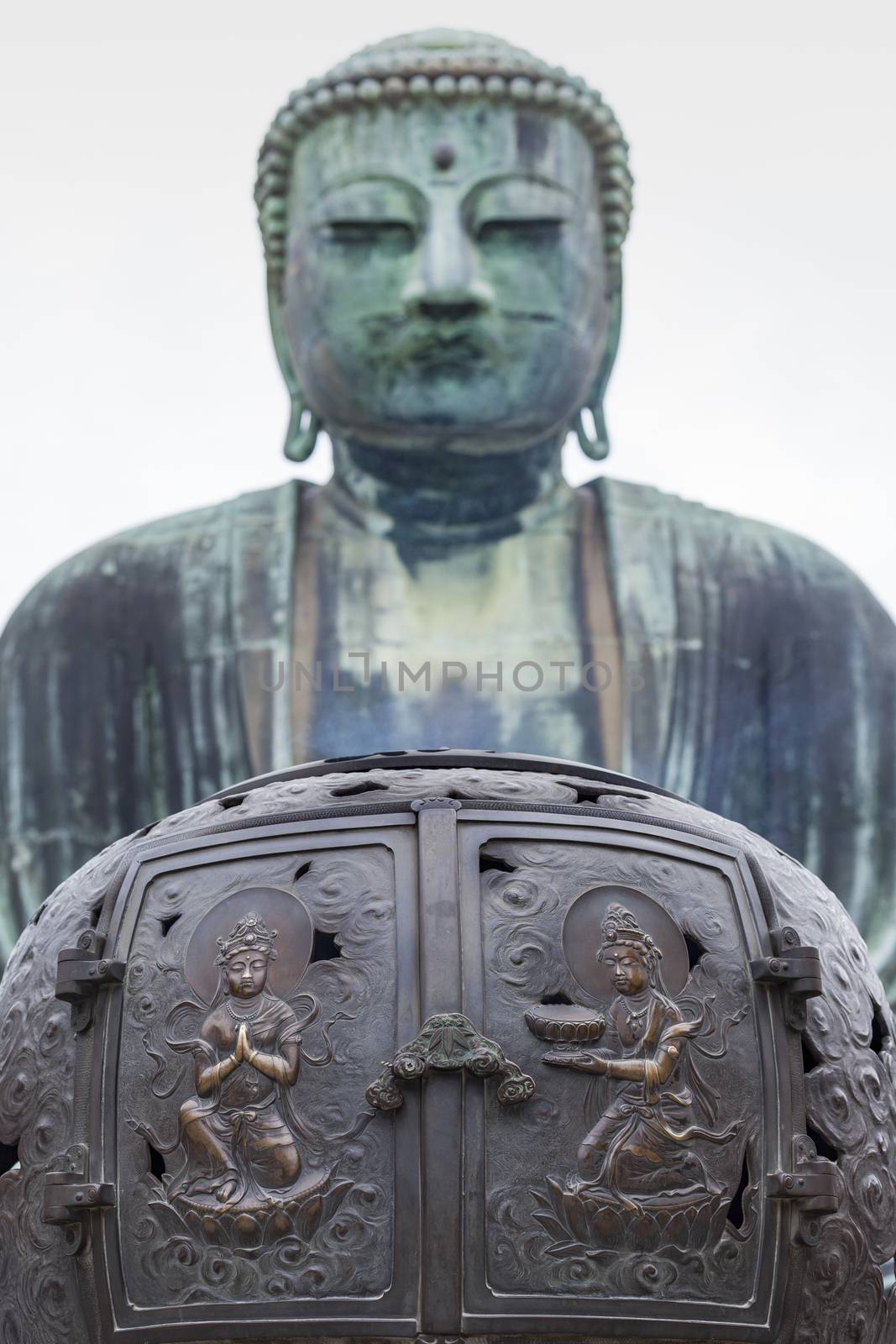 The Great Buddha (Daibutsu) on the grounds of Kotokuin Temple in by mariusz_prusaczyk