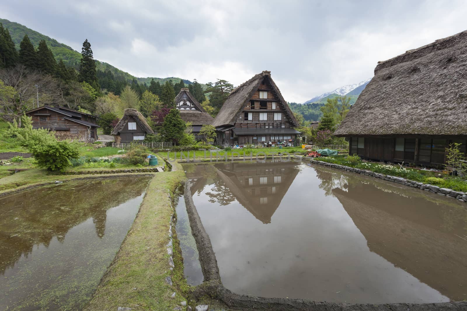 Traditional and Historical Japanese village Ogimachi - Shirakawa-go, Japan

