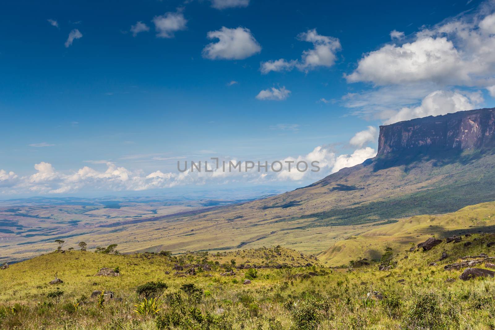 The view from the plateau of Roraima on the Grand Sabana - Venezuela, Latin America 