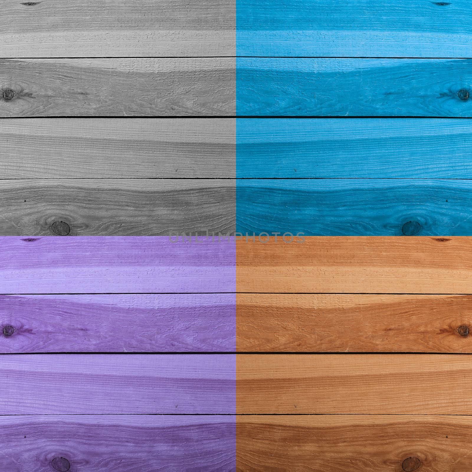 Grunge plank wood texture background. Collage of wooden surfaces by natazhekova
