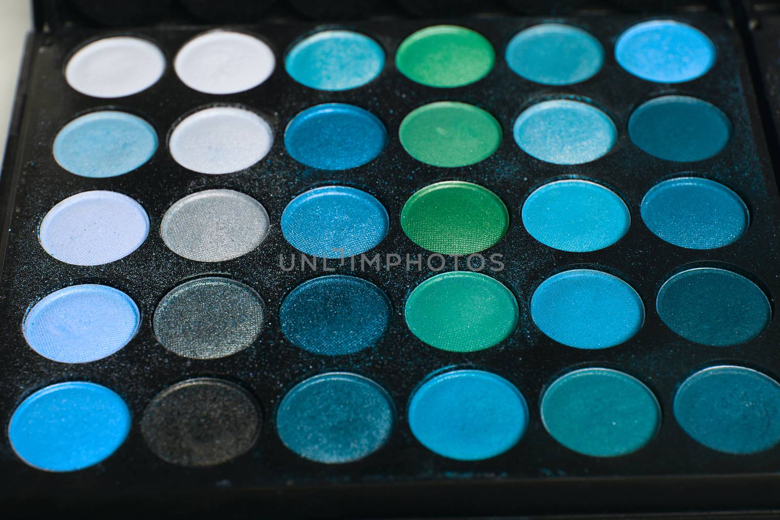 eyeshadow make-up palette background, texture